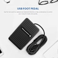Pikkukuva 3 / 5: PC USB -jalkakytkin näppäimistöpoljin db Black