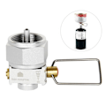 Miniatyrbilde 5 av 5: Gassbesparende Plus Gasskonverter Skifter Påfylling Gass Tank Konverteringsadapter Gassadapterventil Propan T [DB]
