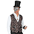 Pikkukuva 3 / 5: Mekaaninen taskukello ketjulla, retro, steampunk, asuste karnevaaleihin, teemajuhliin ja paljon muuta. [DB]
