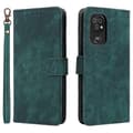 Plånboksfodral för Doro 8100 / 8200 RFID PU Läder Telefonskal Ställ med Rem [DB] Green
