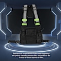 Miniatyrbillede 4 af 5: Radios Lomme Radio Bryst Sele Bryst Front Pakke Pung Holster Vest Bære Taske Til 2 Vejs Radio Wa