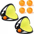 Miniatyrbild 1 av 2: Racket Pocket Catch Game, Velc*o Boll och Fångstspel, Kastfångstboll Leksak [DB] 2 shot 4 balls