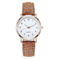Miniatyrbild 1 av 5: Damklockor Kvarts Analog Armbandsur Liten Casual Läder [db] Brown