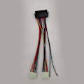 Miniatyrbillede 4 af 5: 1 stk. 20pin Atx til 2port 6pin At konverterkabel ledning til 286 386 486 computer [DB] Multicolor