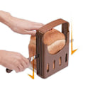 Miniatyrbilde 5 av 5: Plastikk Brett Skjærer Brød Toast Cutter Skjæring Guide Kjøkken Gadget db