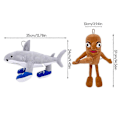 Miniatyrbild 5 av 5: Tralalero Tralala Leksak Gosedjur Italiensk Brainrot Djur Leksaksdocka Present till Fans Pojkar Flickor [DB] Shark