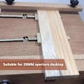 Pikkukuva 2 / 5: 2 kpl Pikakiinnityspöytäpenkkipuristimet 4 penkkihahlolla 20 mm:n reikään, DIY-paikoituspenkkipysäytin ja pikakiinnittimet 20 mm:n reikään - CE db