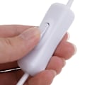 Pikkukuva 2 / 5: Nopea valkoinen Type-c Usb-kaapeli päälle/pois-kytkimellä puhelimille ja tableteille [DB] 30cm