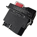 Miniatyrbillede 5 af 5: Elektromagnetiske Kontakter Trykknapkontakter Til Haveredskaber Kjd17 220v 4 Ben -terminaler Db Black