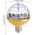 Miniatyrbilde 2 av 5: 2 stk Fargerike Roterende Magiske Ball Lys, Party Lys Disco Ball Med Sokler Led Rgb Strobe Scene Lys For Fest [DB] For EU