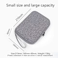 Miniatyrbilde 5 av 5: Klassisk Stil Harde Skall for Insta360 Flow Gimbaldeksel med Glidelåsdesign [DB] Grey