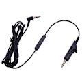 Pikkukuva 1 / 4: BOSE Quietcomfort 15/QC15 QC2 -kuulokekaapeli, audiokaapeli, kaksois-3,5 mm:n AUX-kaapeli db with buttons
