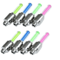 Miniatyrbilde 1 av 5: 8 stk LED sykkelhjul lys eiker lys dekkventil sykkellys [DB]