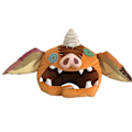 Miniatyrbillede 1 af 5: Børn & Voksne BOTW Bokoblin Maske TOTK Link Gris Blød Fuldt Hoved Hætte Maske Hat [Db]