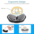 Miniatyrbild 3 av 5: Musmatta med handledsstöd i memory foam och tangentbords handledsstöd #yg db