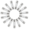 Miniatyrbillede 4 af 5: T3.15AL250V 5x20mm 3.15A 250V Langsom Blæsning Sikringer 3.15 Amp 250 Volt 0,2 x 0,78 Tommer Glasrør (Pakke med 20 stk) db