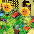 Miniatyrbillede 5 af 5: 2 Stilarter Plants Vs Zombies Sæt Anime Have Maze Struck Spil Byggeklodser Mursten Kompatibel Gave [DB] As the picture