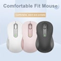 Miniatyrbilde 2 av 5: M650 Trådløs Mus 2.4GHz Bluetooth-kompatibel Dobbeltmodus Ergonomisk DPI Justerbar Lydløs Mini Lett Universal Trådløs [DB] White