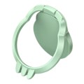 Miniatyrbillede 1 af 5: Finger Ring Telefonholder Stærk Klæbemiddel Skridsikker Rund Buet Zinklegering Roterende Trækring Telefonholder [DB] Green