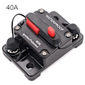 Miniatyrbild 3 av 5: 40/50/60AMP Bil Strömbrytare Säkring Återställ Vattentät 12V~48V DC Båt Bil IP67 [DB] QP100273-40A