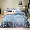 Miniatyrbild 1 av 2: 3/4-delars Set Kawaii Snoopy Cartoon Bomulls Quiltöverdrag Lakans Kuddfodral Anime Bekväm Mjuk Hushållsbäddvara Presenter [DB] 4piece set200x230cm shishangtiao