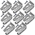 Miniatyrbillede 2 af 3: 8 stk. Bæltekrog med skrue til Makita 346449-3 324705-1 346034-2 346317-0 [db]