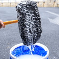 Miniatyrbilde 3 av 5: Lang håndtaket bilvask børste innfellbart hode bil rengjøringsbørste auto tilbehør db Replacement Brush Cover