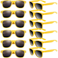 Miniatyrbillede 1 af 5: 12 Pak Solbriller Neon Farver Solbriller Fest Favorer Goody Bag Fyld Bulk til Fødselsdagsfest Strand Pool Party, 12 Farver{ DB} Yellow