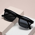 Miniatyrbilde 4 av 5: Ny mote tom brand tf rektangel solbriller kvinner menn 2022 luksus designer høy kvalitet Ins populære oculos de sol [DB] black-gray uv400