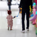 Miniatyrbillede 3 af 5: Baby sele selebånd Anti-tabt håndledssnor Børn Udendørs Gåtur Håndbånd Bånd Barn Håndledsbånd Toddler Line Sikkerhedssele Rem Reb  [dB} blue 2m 15.5*11*3.5cm