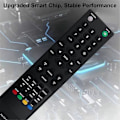 Pikkukuva 2 / 5: Vaihto-ohjain RM-C3116 LCD LED Smart TV:lle RM-C3116 RM-C3222 -40N570A -48N570A DB Black
