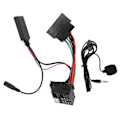 Miniatyrbillede 3 af 5: Bilstereo 40-polet ledningsnet adapter med Bluetooth mikrofon AUX til Citroen C2 C3 C4 C6 db