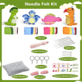 Pikkukuva 5 / 5: Baby Dinosaur Needle Felting Kits For Beginner,needle Felting Kit,felt Needles,foam Pad,felt Cloth,instruction