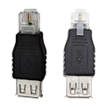 Pikkukuva 3 / 5: USB A Naaras Ethernet RJ11 6P2C Uros Adapteri Liitin Reititin Adapteri db
