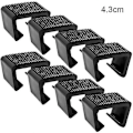 Miniatyrbilde 1 av 5: Rattan Møbelklemme Multifunksjonell Kurv Sofa Kobling Festemiddel Holdbar Utendørs Rattan Stol Klemme [DB] Card Slot  4.3cm   pack Of 8