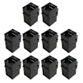 Miniatyrbilde 1 av 5: DB 10 stk. Keystone CAT6 CAT5E Rett Gjennom Keystone Moduler Adapter Koblinger CAT6