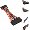 Miniatyrbilde 2 av 5: 3 x ATX Standard 24-pins Hunn til Mini 24-pins Intern Strømtilkoblingsadapterkabel {DB}