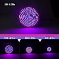 Miniatyrbillede 2 af 5: E27 15w LED plantelampe til indendørs planter, ækvivalent fuldspektrum plantevækstlampe til spiring og blomstring