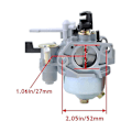 Miniatyrbillede 2 af 5: Karburator til Gx390 Gx340 Motor 11hk 13hk Motor 16100-ze3-v01 Vandpumper Wt40xk1 Wt40xk2 Wt40xk [db]
