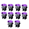 Miniatyrbilde 1 av 4: DB 10 stk. For Razer Clicky Optiske Lilla Brytere Sett Tastaturtilbehør Fk