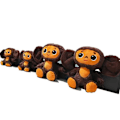Miniatyrbilde 4 av 5: DB EMI  Myk Plysjleke Russland Film Cheburashka Monkey Plysjleker BigEar Monkey Plysjleke   For Kids Barn 36cm559