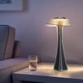Miniatyrbilde 1 av 5: Designer Bordlampe Oppladbar Touch Led Bordlampe - Dimbar Titanium Usb Sengelampe 3W Cordle [DB]