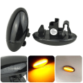 Miniatyrbild 4 av 5: 2 st LED dynamisk blinkers sidomarkeringsljus för Peugeot 307 206 407 107 607 1007 Partner Expert sekventiell blinker  DB