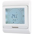 Miniatyrbillede 1 af 3: Wg809 Rumtermostat, 7 Dages Programmerbar Lcd-Skærm Ac230v 16a Til Elektrisk Gulvvarme Hvid [DB]