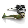 Miniatyrbild 4 av 5: Scooter Bakre Bagagelås CNC Scooter Ombyggnadsdelar För A8 Motorcykel Toppbox Lås [DB]