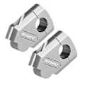 Miniatyrbillede 1 af 5: 28mm 22mm Styrholder Klemme Motorcykel Styr Forhøjer Montering Til Honda- Holdbar db Silver B