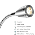 Miniatyrbilde 4 av 4: Skrivebordslampe med klemme, Sengelampe, fleksibel USB-lampe (varmt lys) db
