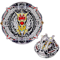 Miniatyrbild 4 av 5: Laike Db Enstaka Snurrande Toppar B-193 Ultimate Valkyrie B-192 Greatest Rafael Guld Anpassad Launcher Barnleksaker För Barn Db B184 Black