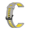 Pikkukuva 1 / 2: Pystysuuntainen silikoninen kellon ranneke Garmin Forerunner 255:lle [DB] Grey Yellow