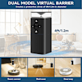 Miniatyrbillede 4 af 5: 1 stk. Virtuel navigationsvæg barriere til iRobot Roomba 600/700/800/900/E/I/S serie robotter dele [DB] Black